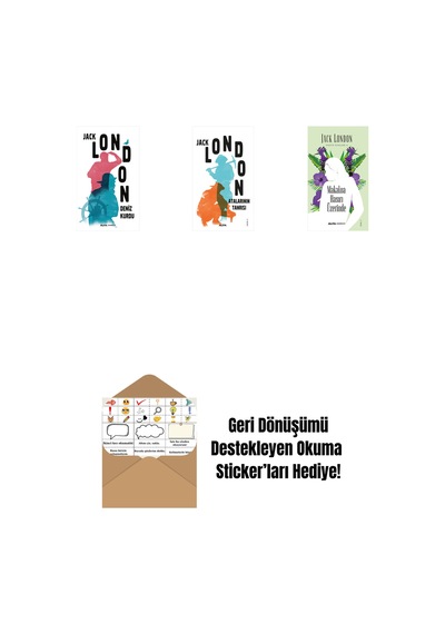 Deniz Kurdu + Atalarının Tanrısı + Makaloa Hasırı Üzerinde + Okuma Sticker'ları