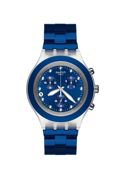 Swatch Full-Blooded Navy Unisex Kol Saati SVCK4055AG