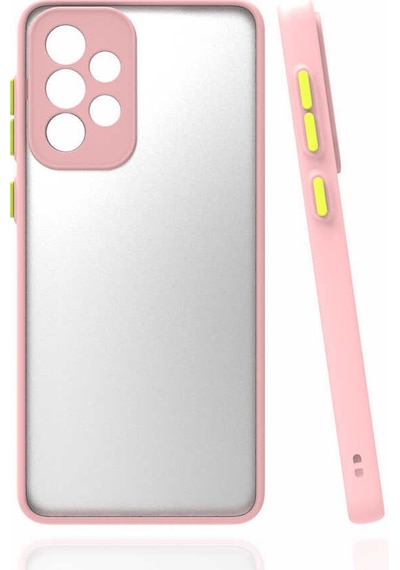 Zore Galaxy Uyumlu A52 Kılıf Hux Kapak - Pembe Pembe