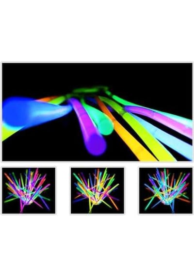 Glow  Stick 20Cm Fosforlu Kırılan Çubuk  (100 Adet)