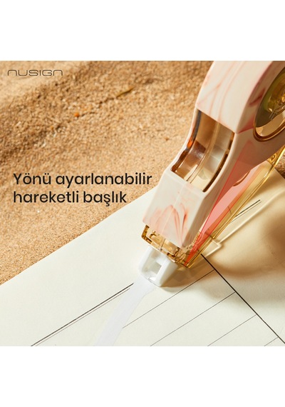 Nusıgn Düzeltme Bandı 5 Mm X 12 M Ergonomik Tasarım Beyaz