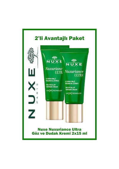 Nuxe Nuxuriance Ultra Göz Ve Dudak Kremi 15 Ml 2 Adet