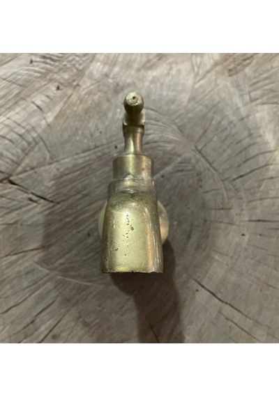 Dmr El Yapımı Pirinç Antika Musluk Eski Bahçe Musluğu Hamam Musluğu 1930 Sarı