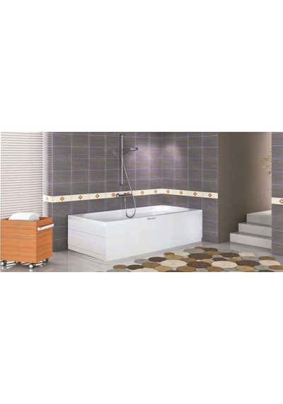 Shower Poleti 90X190 CM Su Taşmalı Küvet