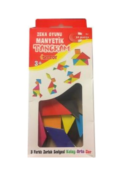 Diytoy Manyetik Bloklar Zeka Oyunu Tangram