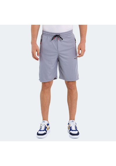 Slazenger OSAMU Erkek Cepli Gri Şort