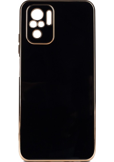 Xiaomi Redmi Note 10S Parlak Kenarli Bark Silikon Kilif 547680999