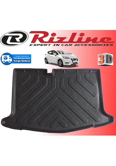 Nissan Micra 3D Bagaj Havuzu Siyah 2019 Sonrası Rizline N11.4742
