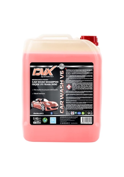 Divortex Car Wash V6 Fırçasız Oto Yıkama Köpüğü 5 Kg. Dvx1026