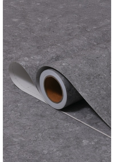 Yapışkanlı Folyo - Füme Granit Kaplama Folyosu - Mobilya Duvar Kapı - 120cm Genişlik - St671 120 X 700 Cm