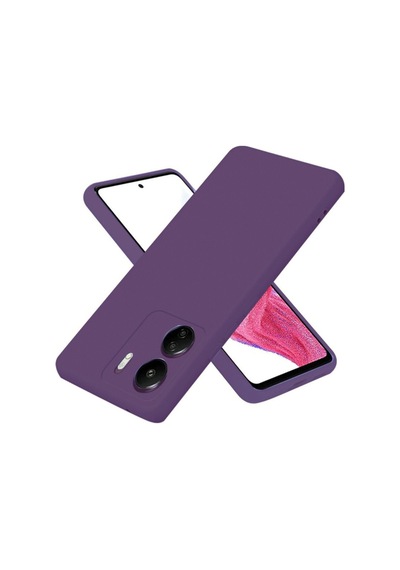 Redmi 13c Kılıf First Silikon - Mor Bz8683140663933