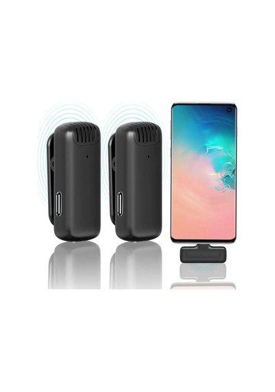 Ulanzi Android İçin Kablosuz Mikrofon Siyah 163751241