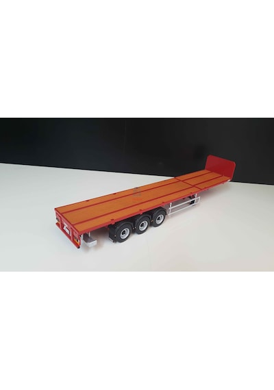 1/50 Flatbed Traıler - 3 Axle Dorse Trailer