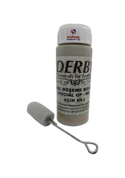 Derby Açık Bej Deri Oto Koltuk Direksiyon Döşeme Boyası