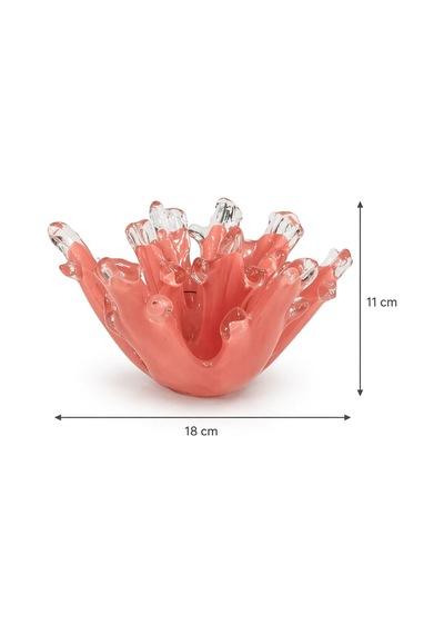 Cam Mercan Pembe 18x11 Cm