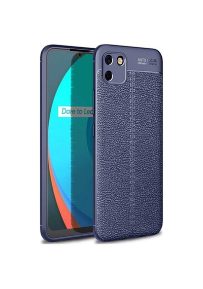Realme C11 Uyumlu Kılıf Auto Focus Kapak - Lacivert