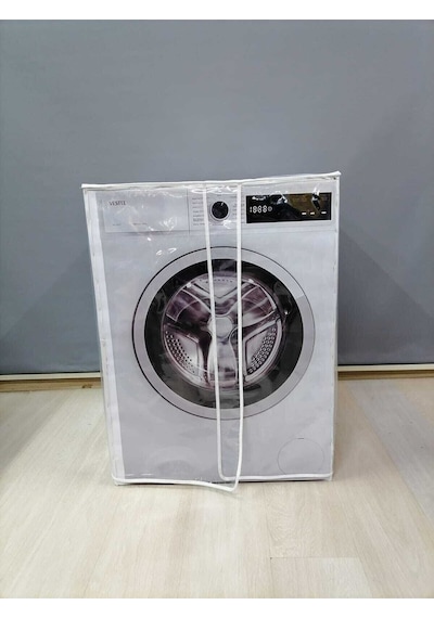 Şeffaf Pvc Çamaşır Makinesi Örtüsü Su Geçirmez, Dayanıklı Ve Su Ve Toza Karşı Koruyucu