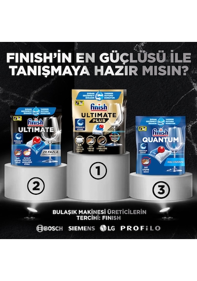 Finish Ultimate Bulaşık Makinesi Deterjanı Kapsül Tablet 85 Adet