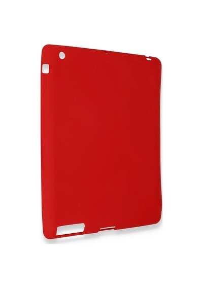 Newface - 141 - İpad 4 9.7 Kılıf Evo Tablet Silikon - Metemıx - - Kırmızı