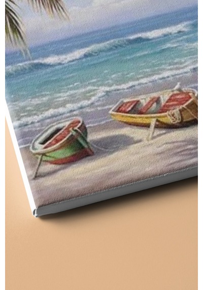 Webstyle Sayılarla Boyama Seti Kasnaklı Issız Kumsal 40 X 50 Cm