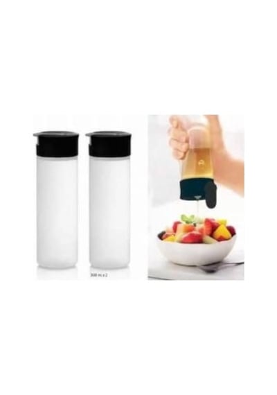 Tupperware Siyah Kapak Duru Yağlık ve Sosluk 350 ML 2Li