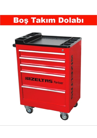 İzeltaş 8235 Partner Serisi Takım Dolabı 5 Çekmeceli Boş – 8235326005