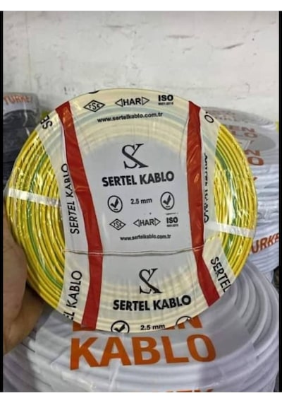 Elektrikhouse 2.5 Nya Kablo Sarıyesıl