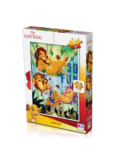 Ks Games Aslan Kral (Lıon Kıng) 50 Parça Puzzle