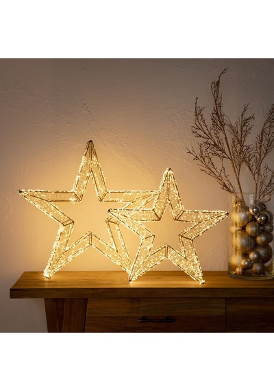 Rita Led Işıklı Yıldız Dekor 50 Cm Altın