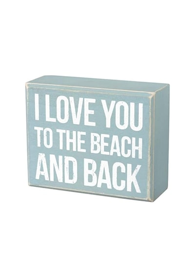 I Love You To The Beach And Back Kutu İşareti 27360