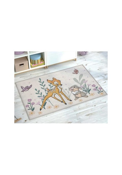 Taç Lisanslı Disney 80x120 Halı Bej