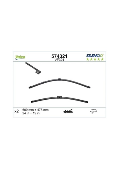 Bmw 320d E90 On Silecek Seti 2005-2010 Valeo 574321