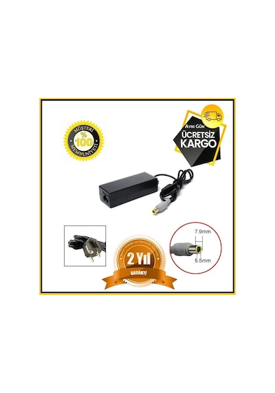 Lenovo Uyumlu Thinkpad X60S, 1705 20V 3.25A Notebook Adaptör Şarj Aleti N11.25941