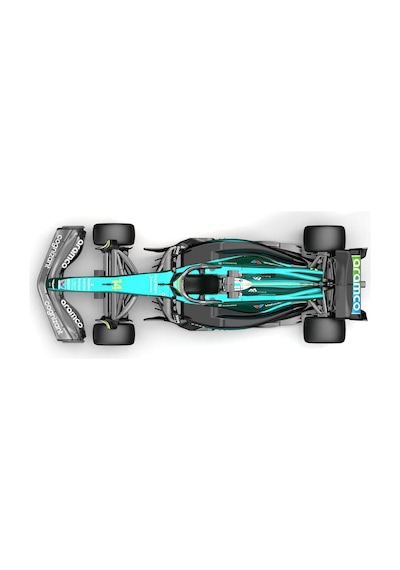 1:43 Aston Martin Aramco F1 Çek Bırak Metal Araba - Diecast Formula 1 Yarış Aracı