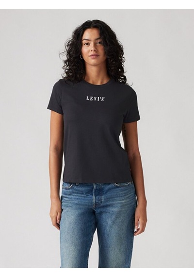 Levi's Kadın The Perfect Siyah Tişört - A2086-0379 Siyah