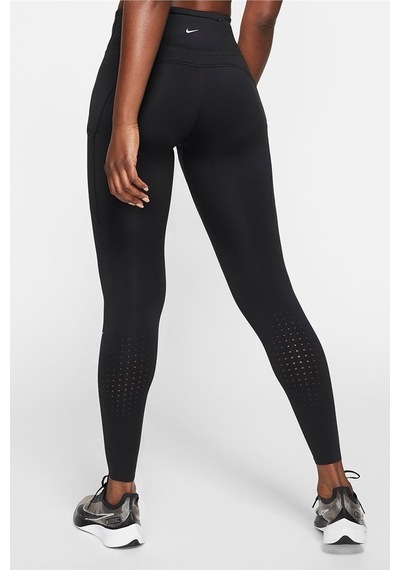 Nike Running Fast Dri Fit Leggings Lux Buhar Bariyer Cepli Şekillendirici Toparlayıcı Spor Tayt Siyah