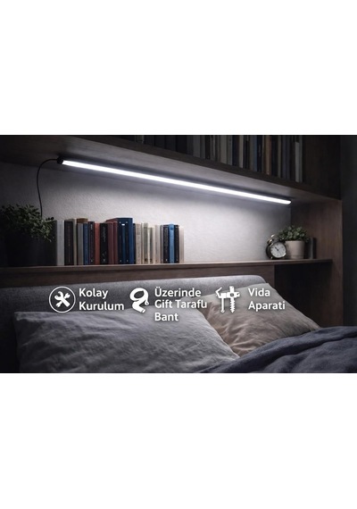 Dokunmatik 120cm Dim Edilebilir Tak Çalıştır Led Işık Mutfak, Dolap, Tezgah Altı, Duvar Dekoratif Gecelamba Beya Diğer