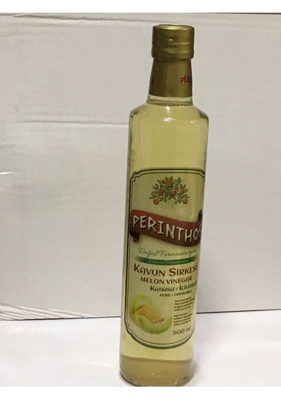 Perinthos Doğal Kavun Sirkesi Cam Şişe 500 ML