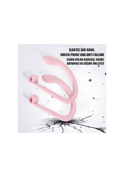 Silikon Kulaklık Kancası 2 Li Set Saplı Bluetooth Kulaklıklar İçin Düşme Önleyici Esnek Kulak Askısı, Spor Ve Günlük Kullanım Baby Pink Baby Pink Silikon Kulaklık Kancası 2 Li Set Saplı Bluetooth Kulaklıklar İçin Düşme Önleyici Esnek Kulak Askısı, Spor Ve Günlük Kullanım Baby Pink Baby Pink