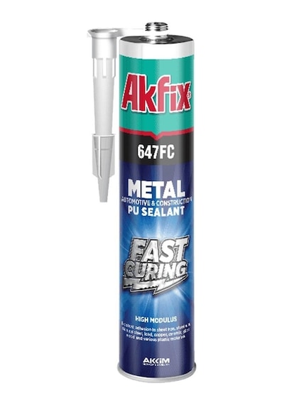 Akfix P647 Poliüretan Otomotiv Mastik 280 Ml.Siyah Siyah