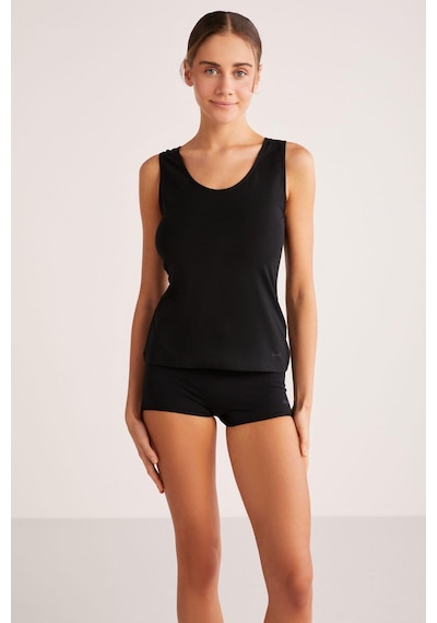 Kom Basic Singlet Kadın Atlet Beyaz