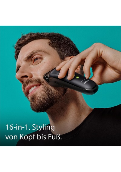 Braun Hepsi Bir Arada Giyotin Seti 7, 12'si 1 Arada Çoklu Bakım, Sakal Kesme Makinesi, Burun Kılı Kesme Makinesi, Yüz, Baş Ve Vücut İçin Saç Kesme Makinesi 100 Dak. Pil, 14 Uzunlukta 3-21 Mm , Su Geçirmez, Mgk7460, Siyah