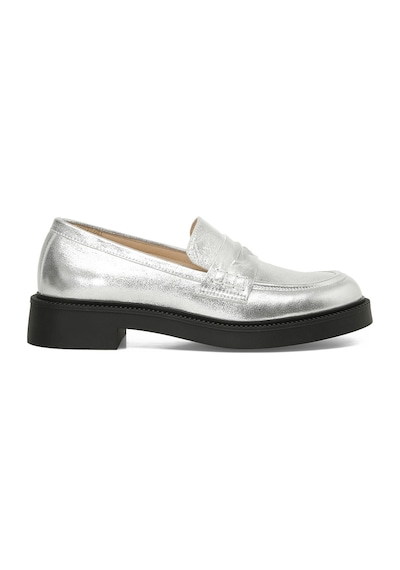 Nine West Lunler2 5fx Gümüş Kadın Loafer 000000000102005278 GÜMÜŞ