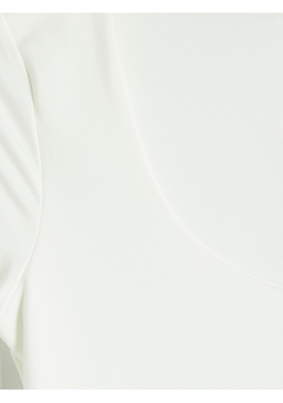 Lcw Vision Ekru U Yaka Kadın Çıtçıtlı Body