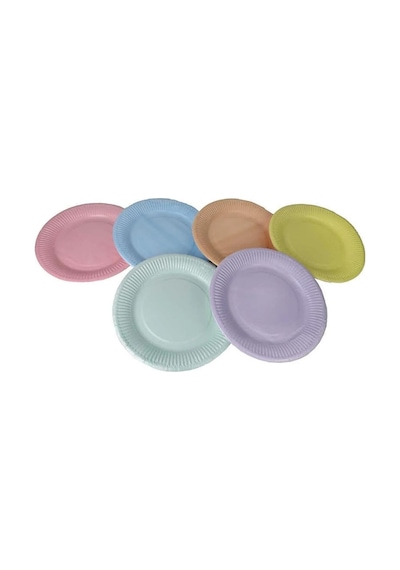 Tinky Winky Tabak Karton Makaron Tabak 23 Cm 8 Adet Mavi Diğer