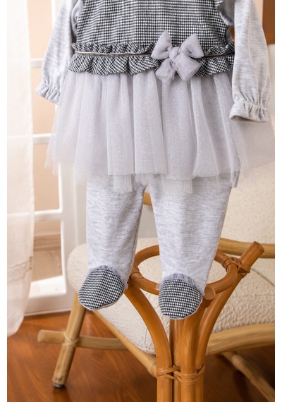Babyhola Özel Tasarım Kız Bebek Etekli Tulum Quenn Collection Yenidoğan Bebek Hediyesi 14030 Gri Babyhola Özel Tasarım Kız Bebek Etekli Tulum Quenn Collection Yenidoğan Bebek Hediyesi 14030 Gri