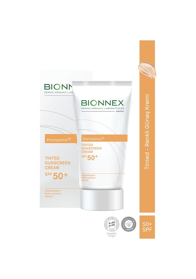 Bionnex Preventiva SPF 50+ Renkli Güneş Kremi 50 ML