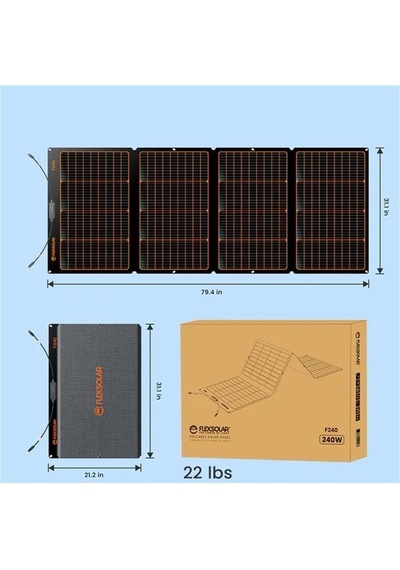 Flexsolar F240 Taşınabilir Güneş Paneli 240w-113543