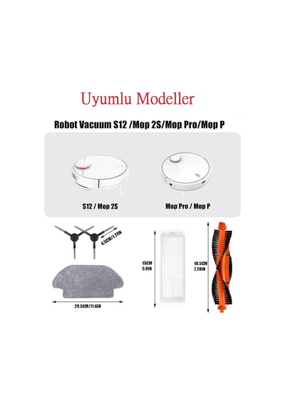 Vacuum Mop Pro Model No Dikkat-styj02ym Vacuum Mop P Uyumlu Fırça,filtre Yedek Parça Aksesuar Seti-7 Parça Çesit Seçiniz-Çap Seçiniz / Hss (Standart)-10 Mm Vacuum Mop Pro Model No Dikkat-styj02ym Vacuum Mop P Uyumlu Fırça,filtre Yedek Parça Aksesuar Seti-7 Parça Çesit Seçiniz-Çap Seçiniz / Hss (Standart)-10 Mm