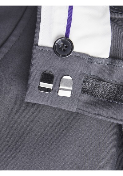 Jack & Jones Kadın Pile Detayli Kumas Pantolon - Mary - 12236944 Asphalt Füme